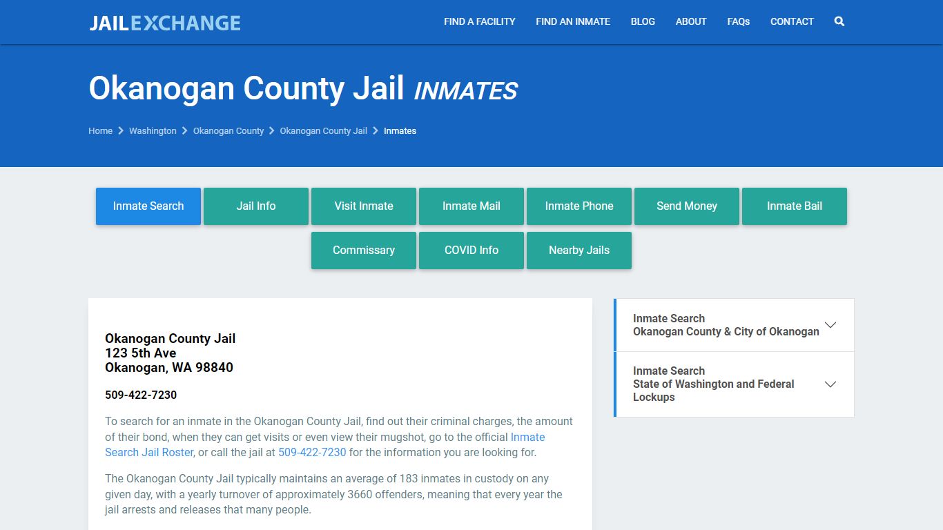 Okanogan County Jail Inmates | Arrests | Mugshots | WA